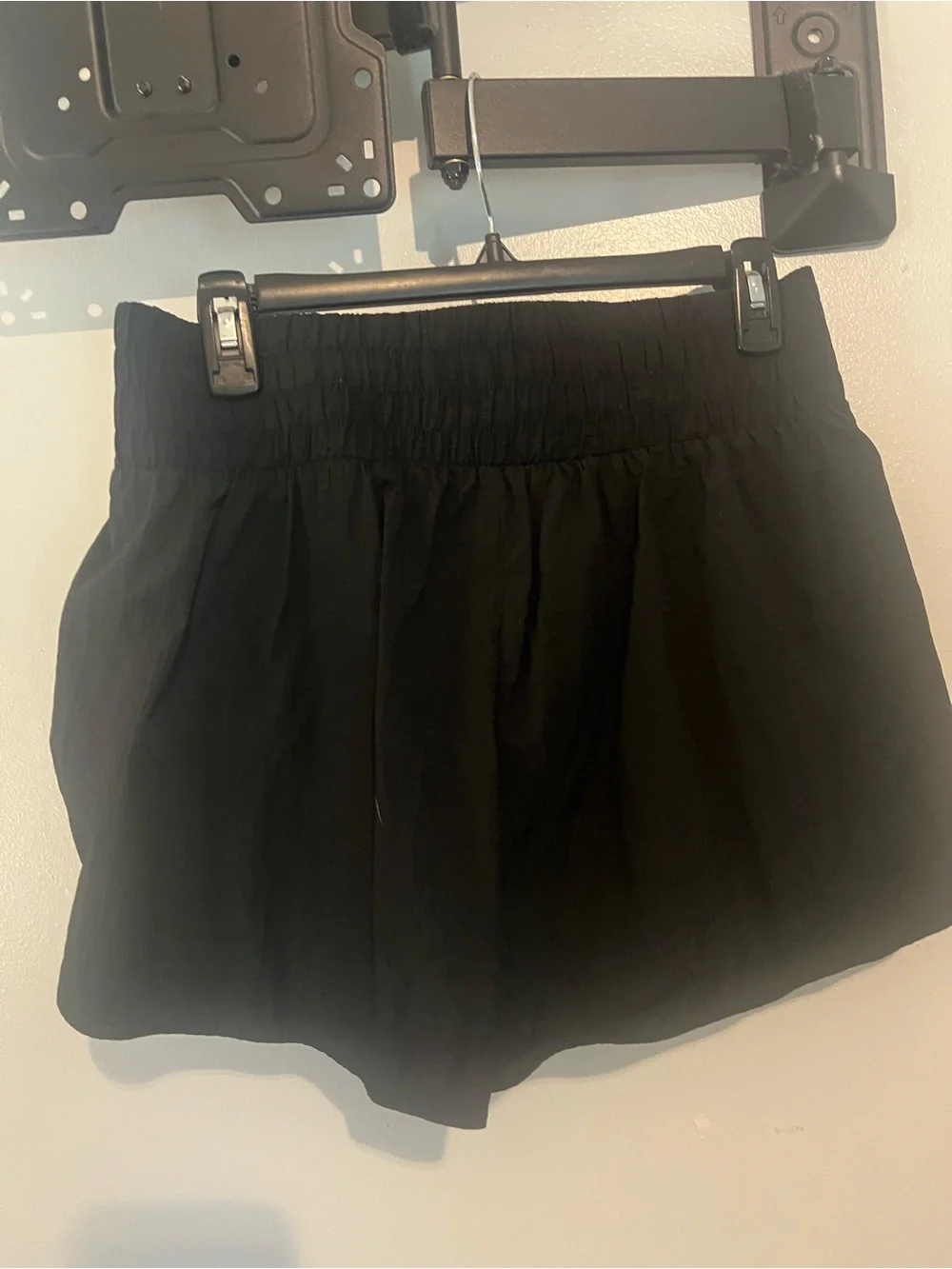 JoyLab Black Athletic Shorts with White Side Panels